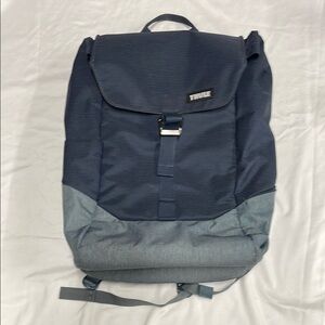 Thule Blue and Gray Backpack with Flap-Top Design‎